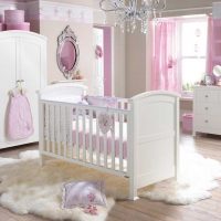 version of a beautiful design of a nursery for a girl picture