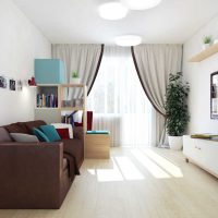 the idea of ​​a beautiful apartment design 70 sq.m photo