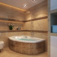 version du design inhabituel de la salle de bain image de 5 m2
