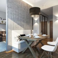 the idea of ​​an unusual apartment style 70 sq.m photo
