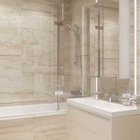 l'idée d'un décor de salle de bain clair dans une image de style classique