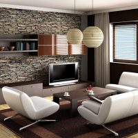 idea of ​​a beautiful living room style in a modern photo style