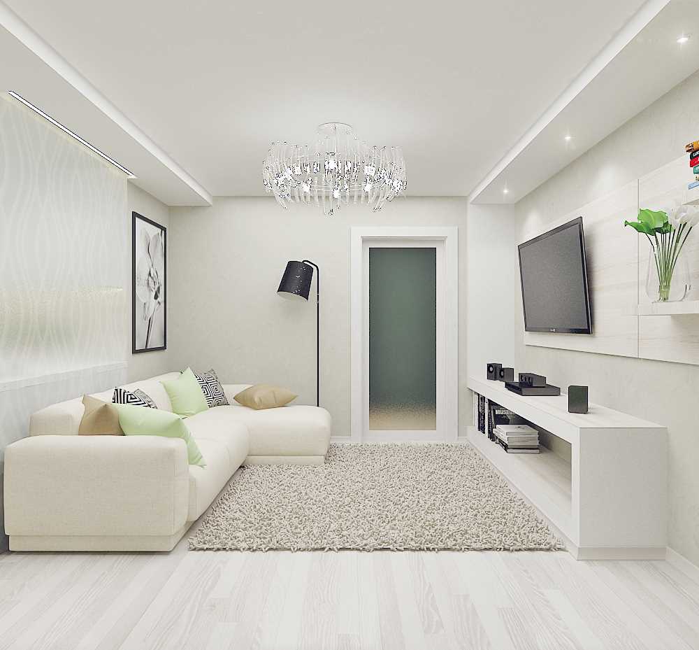 variant of a bright room decor in bright colors in a modern style