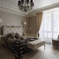 the idea of ​​a bright interior room in the style of a modern classic picture