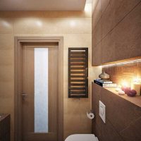 idée de design inhabituel d'une salle de bain de 4 m²