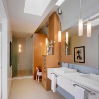 version du style lumineux de la salle de bain 2017 photo
