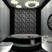 idée d'un style insolite d'une salle de bain photo 6 m²