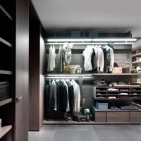 idea of ​​modern design wardrobe room picture