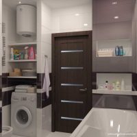 version du design moderne de la salle de bain, image de 4 m²