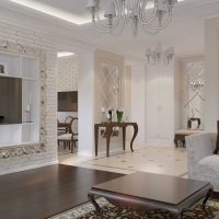 idea of ​​a beautiful design of a room in the style of a modern classic picture