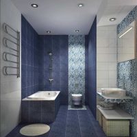 the idea of ​​a bright style of the bathroom 2017 photo