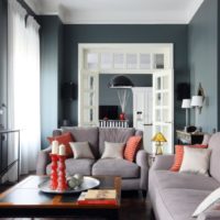 living room design 18 square meters modern