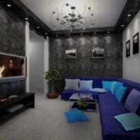 living room design 18 sq m