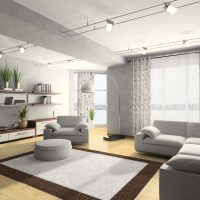 the idea of ​​a bright combination of beige in the decor of the apartment picture