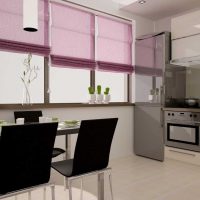 the idea of ​​using pink in a beautiful apartment design picture