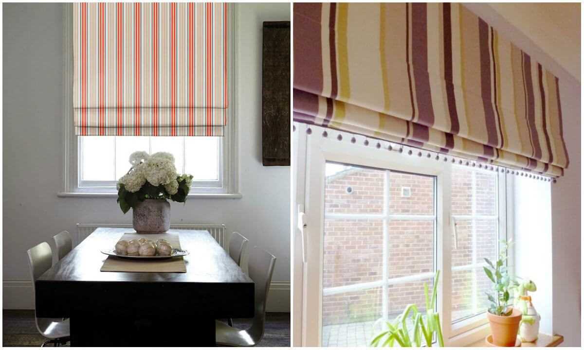 the option of using modern curtains in a brightly designed room