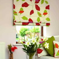 idea of ​​bright design for children with roman curtains picture