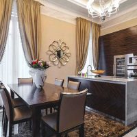 idea of ​​a beautiful dining room decor picture