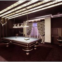 billiard room bright style option picture