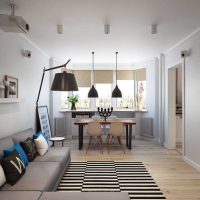 version of the beautiful style of the room in the Scandinavian style photo