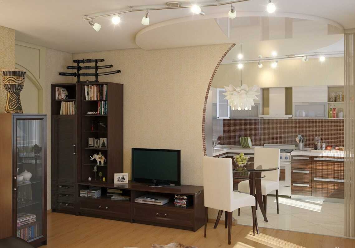 variant of the beautiful style of a two-room apartment