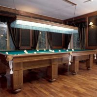 option of a bright style of a billiard room picture