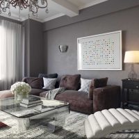 the idea of ​​an unusual interior living room picture