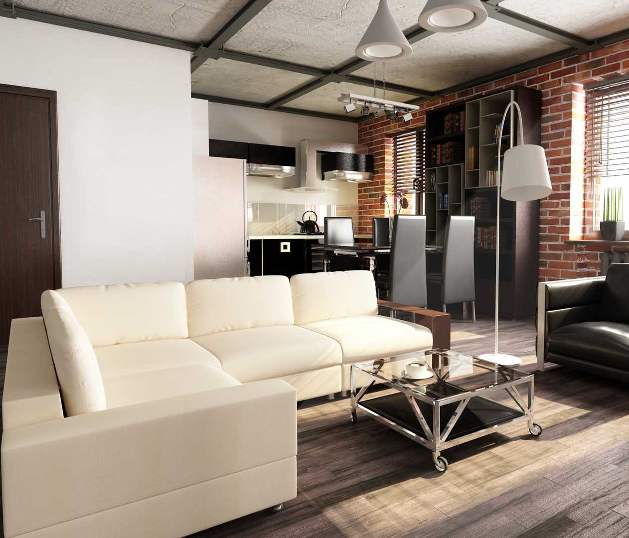 variant of a beautiful apartment interior