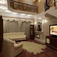 idea di un soggiorno in stile luminoso in una foto di casa privata