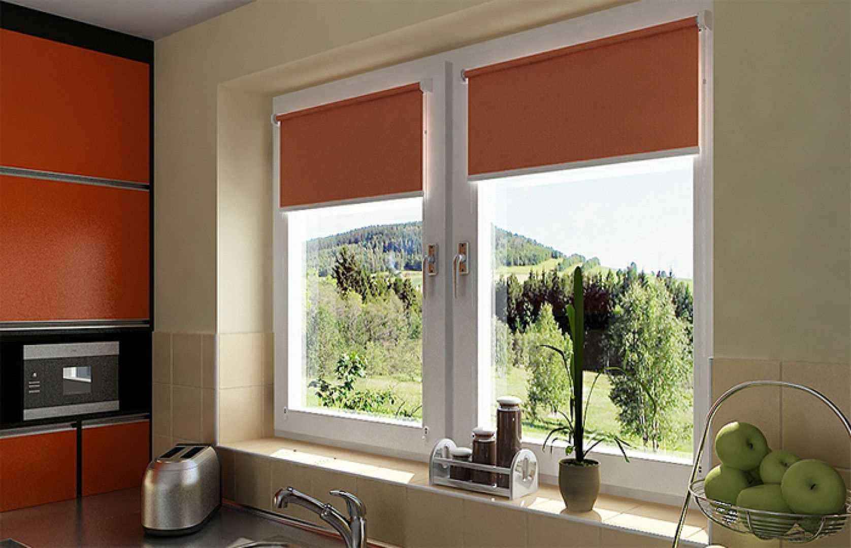the option of using modern curtains in a bright room interior