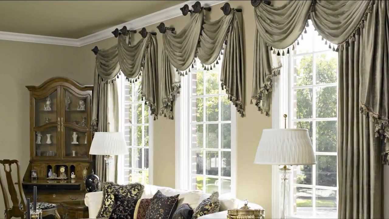 An example of using modern curtains in a beautiful room decor