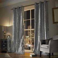 the idea of ​​using modern curtains in a bright interior apartment picture