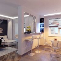 idea of ​​using light design in a beautiful apartment style picture