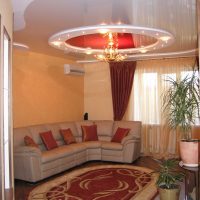 idea of ​​using light design in a bright apartment interior photo