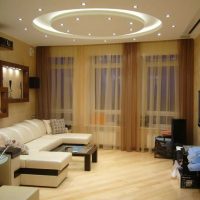 option of using light design in a bright interior of a house picture