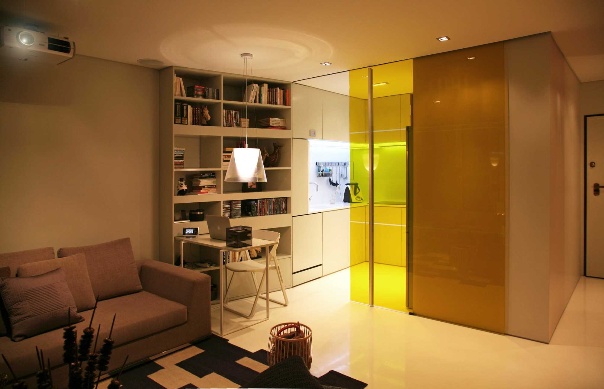 idea of ​​a bright dormitory room decor