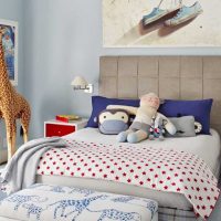 version of the unusual interior of a children's room for a girl 12 sq.m photo