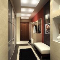 the idea of ​​an unusual style of a modern hallway room picture