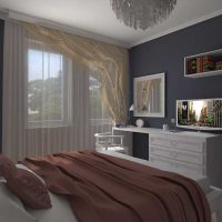 idea of ​​a bright interior living room bedroom photo