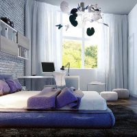 idea of ​​a bright modern style of a children's room photo
