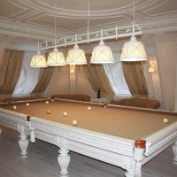 idea of ​​a bright style billiard room photo