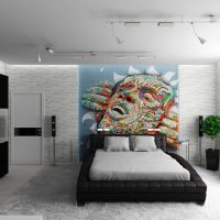 variant of a light bedroom design for a young man picture