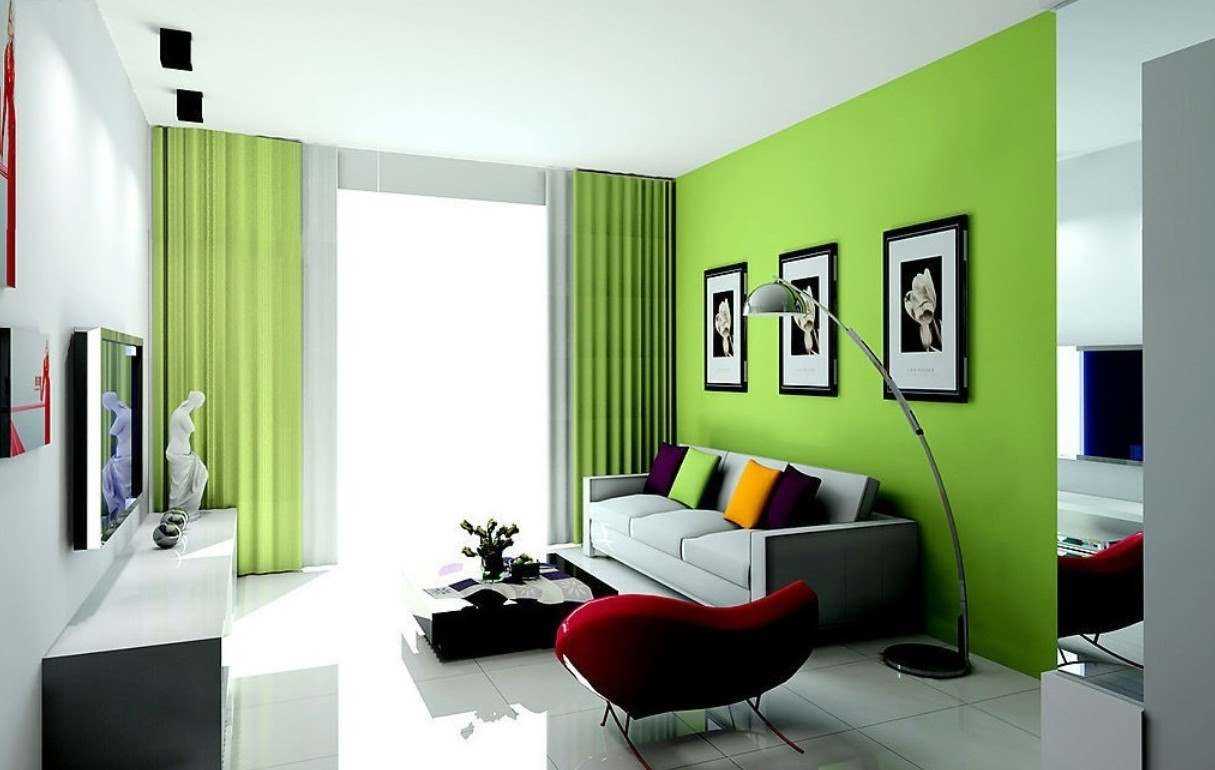 green use option in a beautiful apartment decor