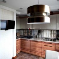 example of a beautiful kitchen design 8 sq.m photo