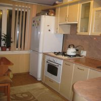 example of a beautiful kitchen interior 8 sq.m photo