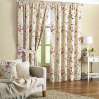 the option of using modern curtains in a beautiful interior room picture