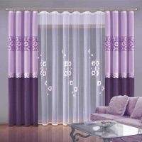 an example of the use of modern curtains in a beautiful apartment decor picture