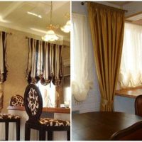 the idea of ​​using modern curtains in a bright room decor picture