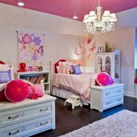 example of a bright style of a children's room for two children photo
