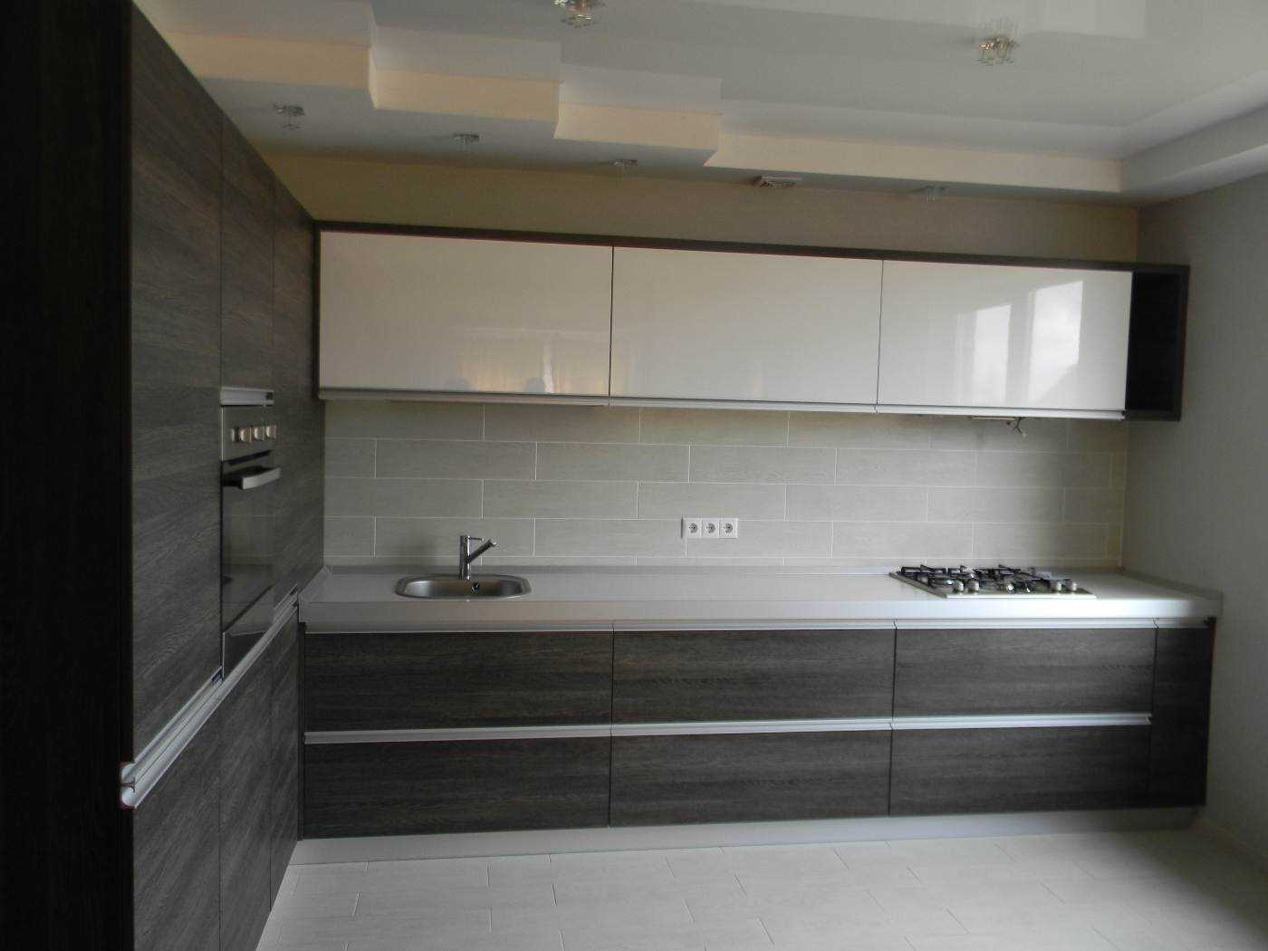 an example of a beautiful style of kitchen 14 sq.m